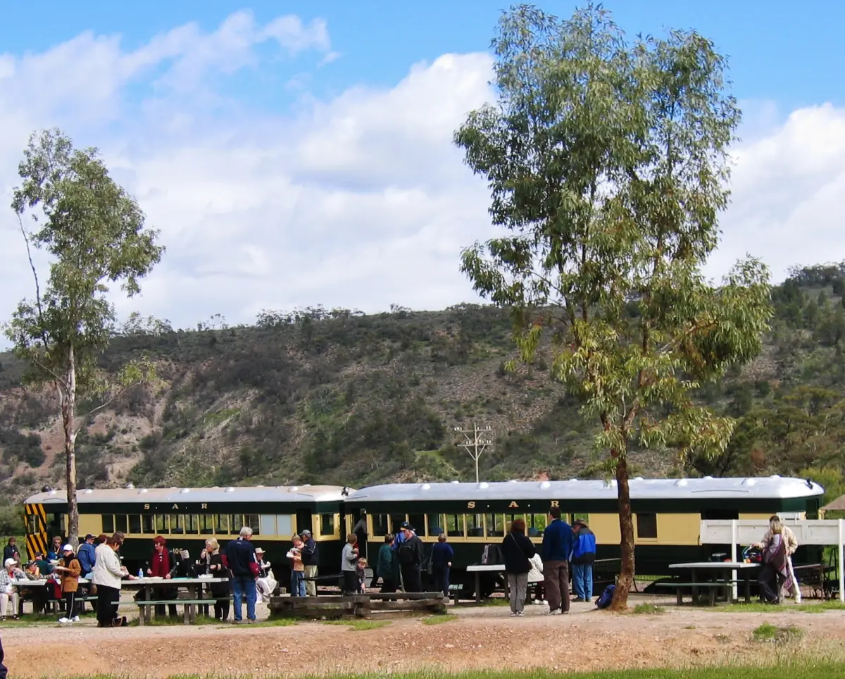 Pichi Richi Railway carriages at Saltia