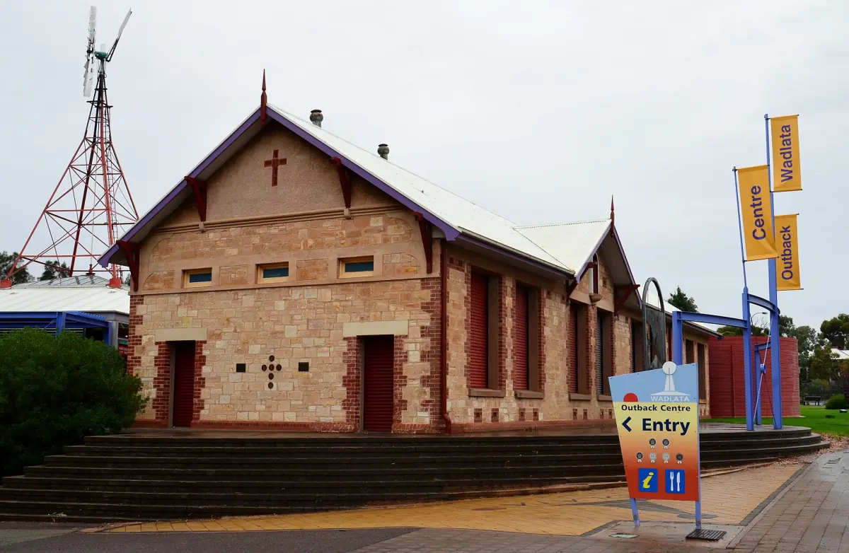 The stone building of the Wadlata Outback Centre