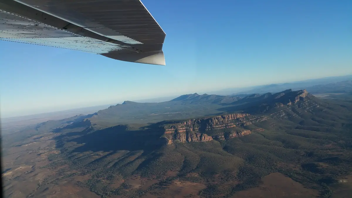 Wilpena Pound from the air